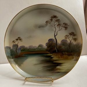 Antique Hand painted Nippon porcelain dish